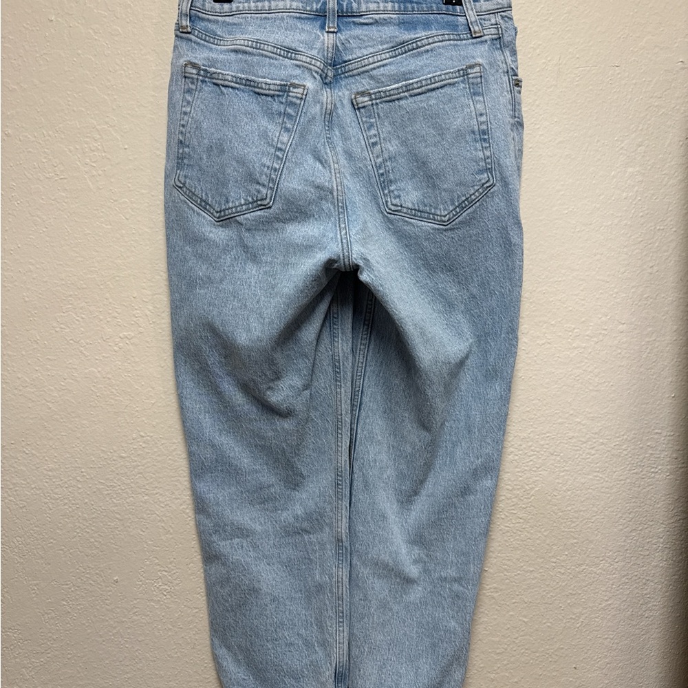 Abercrombie & Fitch Ultra High Rise Jeans in Light Blue - Picture 4 of 5